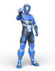 サイバーマン　3DCGレンダリング
