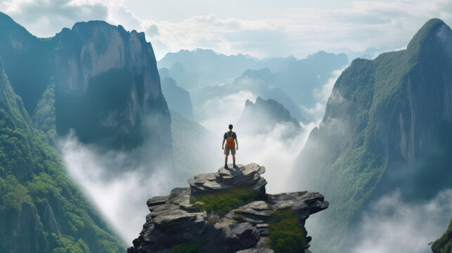 Conquering Peaks: A Journey of Adventure and Self-Discovery, generative ai