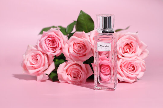 Miss Dior Rose N'Roses roller perfume, cosmetic brand, Spain, Vitoria-Gasteiz, June of 2024