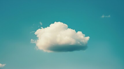 A plane flying in the sky with a cloud behind it, AI