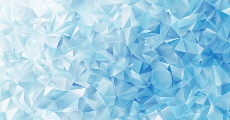 Obraz premium Modern Geometric Blue Triangles Pattern