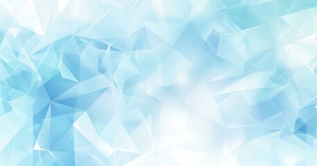 Obraz premium Blue Triangles Abstract Background