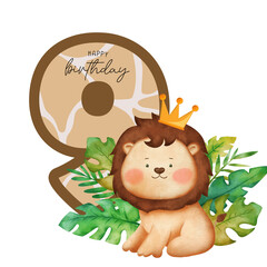 a lion and a apple © betania