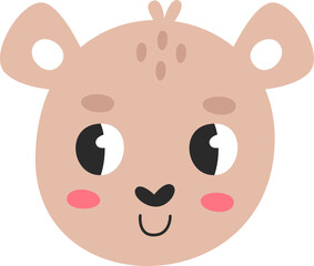 Bear Head Childish