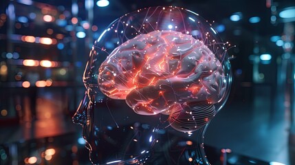 Human Brain with AI Neural Network - 25