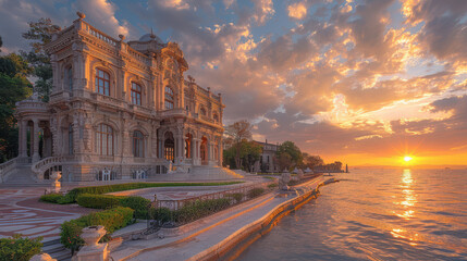 Capture the grandeur of Istanbul, Turkey created with Generative AI technology