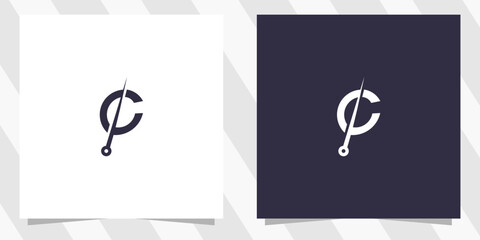 letter c logo design vector