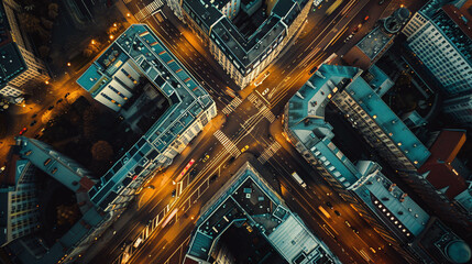 Berlin city top view