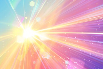 Bright Abstract Light Burst