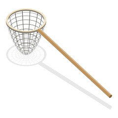 3D Isometric Flat  Set of Wild Animal and Insect Traps. Item 6