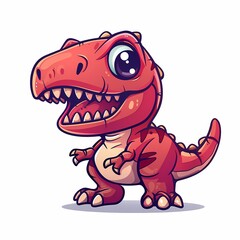 Fototapeta premium Cute Tyrannosaurus rex, T-Rex