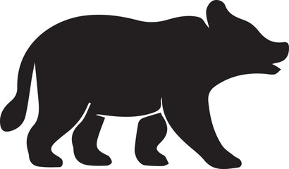 Bear Silhouette Vector
