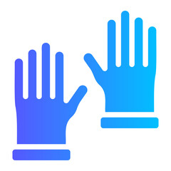 Obraz premium gloves gradient icon