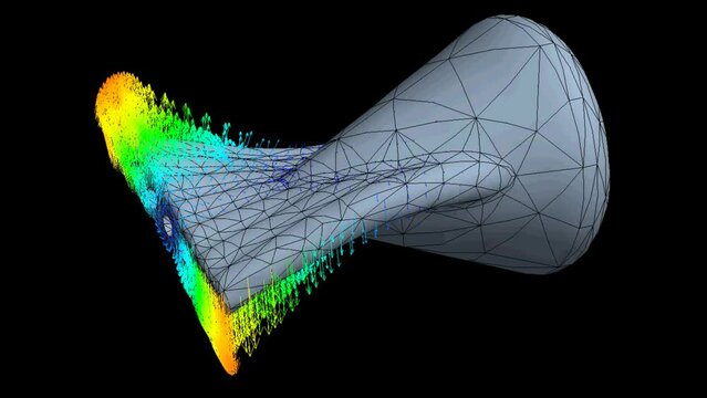 Mechanic simulation engineering - Nozzle Displacement and stress finite element analysis