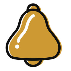 Notification bell icon for incoming inbox message