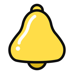 Notification bell icon for incoming inbox message