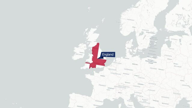 Animated Map of England