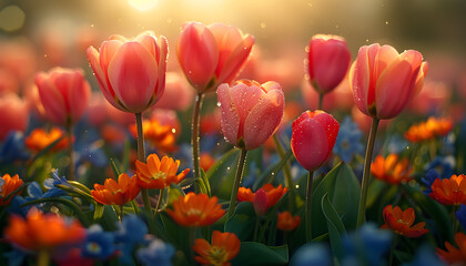 Obraz premium flower background