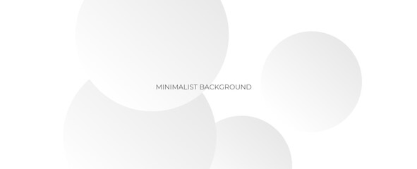 Abstract white background with circle lines. Digital future technology concept. White and grey abstract modern transparency circle presentation background. vector illustration