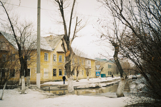 Early spring in the city