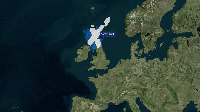 Animated Map of Scotland