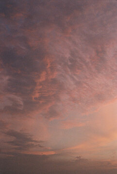 Sky at sunset in Costa Rica