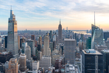 New York City Skyline at Dusk