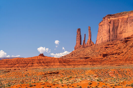 Monument Valley and rocks in Arizona