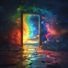 The door to another dimension. What wonders await beyond?