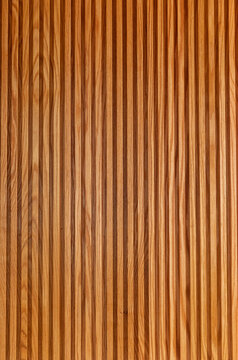 Luxury Vertical Oak Wood Paneling Wall 