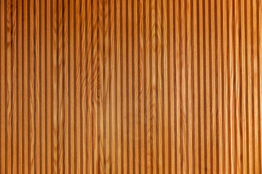 Vertical Oak Wood Paneling Wall  - Powered by Adobe