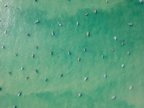 Boats in the Ocean