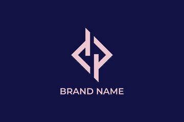 letter PD company logo, letter bp or pb care and finance investment logo, logomark, emblem