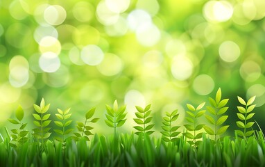 Obraz premium green grass background