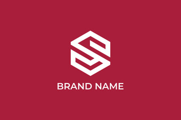 initial letter S iconic abstract modern logo, letter S finance company logo, letter S corporate logo, 