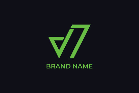 letter D7 iconic business 3d logo, letter D lineart logo, logomark