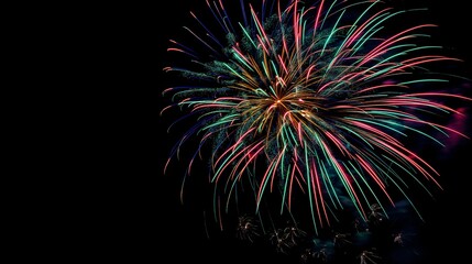 Fototapeta premium fireworks in the night sky