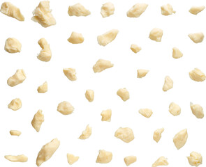 Poutine Curds Isolated - Ready to use PNG Cutout Premium Isolated Image