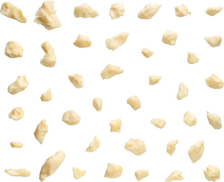 Poutine Curds Isolated - Ready to use PNG Cutout Premium Isolated Image