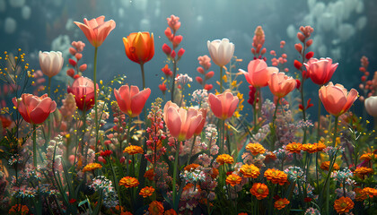 Obraz premium flower background
