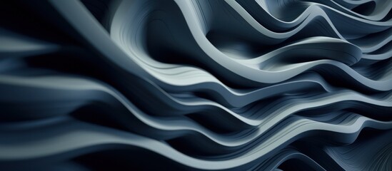 Obraz premium futuristic abstract wall 3D Render