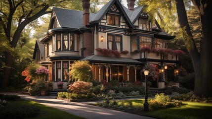 Classic Victorian House- ornate facade