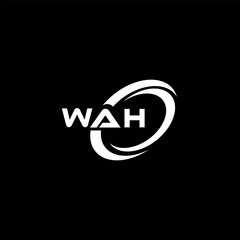 ABSTRACT WAH LOGO DESIGN