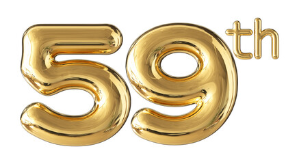 Anniversary Gold Number 59