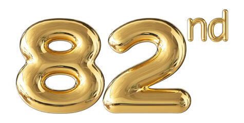 Anniversary Gold Number 82