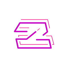 Monogram Z. Design vector Z logo. Monogram initial letter mark Z logo design. Monogram design vector logo. Monogram initial letter mark Z logo design. Simple Z monogram. Monogram Z design logo