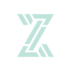 Fototapeta premium Monogram Z. Design vector Z logo. Monogram initial letter mark Z logo design. Monogram design vector logo. Monogram initial letter mark Z logo design. Simple Z monogram. Monogram Z design logo