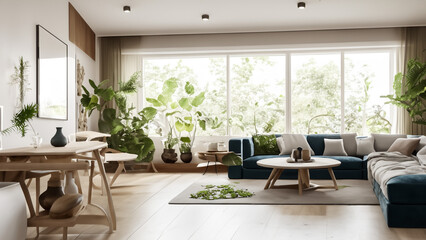 Fototapeta premium living room interior