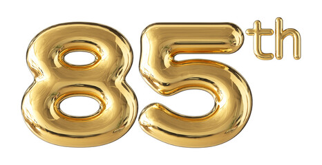 Anniversary Gold Number 85