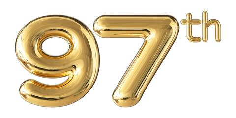 Anniversary Gold Number 97